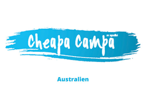 Cheapa Campa Logo, Budget Class Camper, Rent Camper Cheap, Australia With Rental Camper Via CamperOase