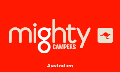 Mighty Campers Logo, Mighty Budget Camper, Mighty Budget Motorhome