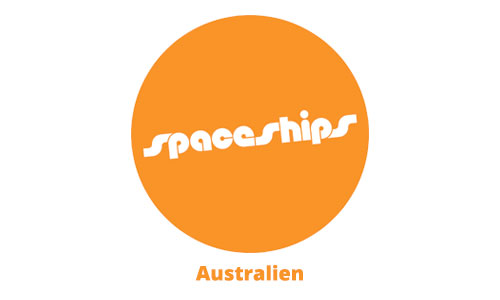 Spaceships Logo, Spaceships rentals in Australia, Spaceships Mini-Camper, budget and middle class Sleeper Vans