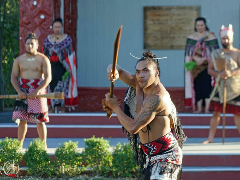 voreuropäisches Māori-Dorf Rotoura, Māori Neuseeland
