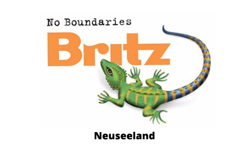 Britz Rentals New Zealand, logo, mid-range campers, mid-range campers