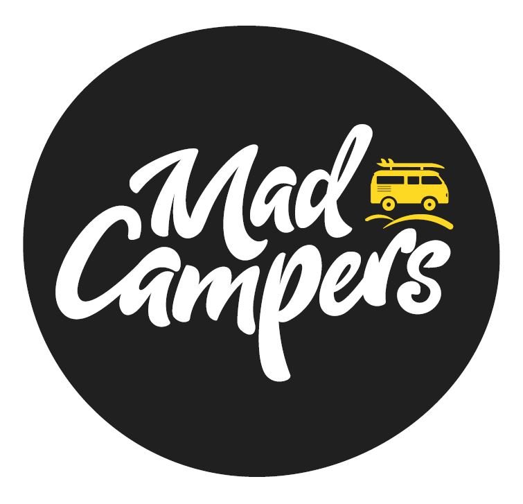 Mad Campers logo, New Zealand Sleepervan, middle class sleeper, Mad Campers interior